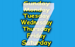 Days Of The Week Names