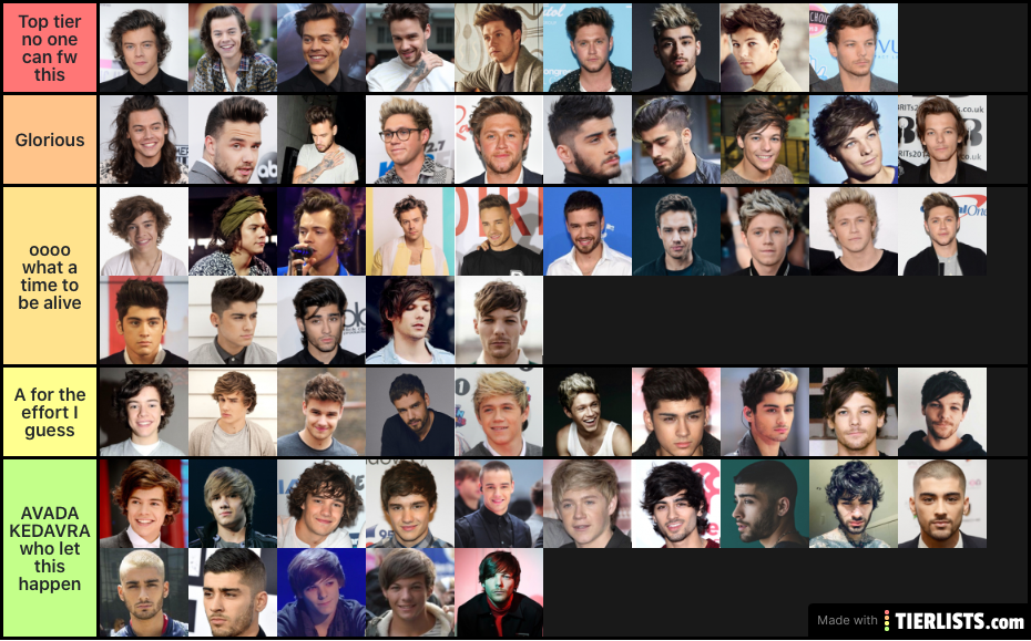 1D hairstyles