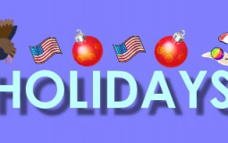 HOLIDAYS (all of them) american only