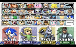 Smash Bros characters