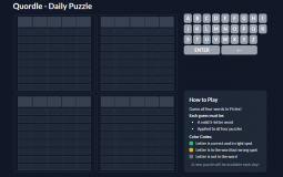 Quordle Puzzles