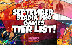 Google Stadia Pro Games September Rankings.