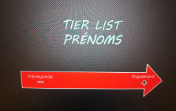 Tier list prénoms