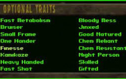 Fallout 1 traits