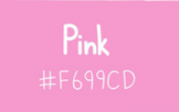 Ranked Shades of Pink