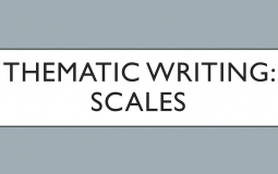 Musical scales for composition