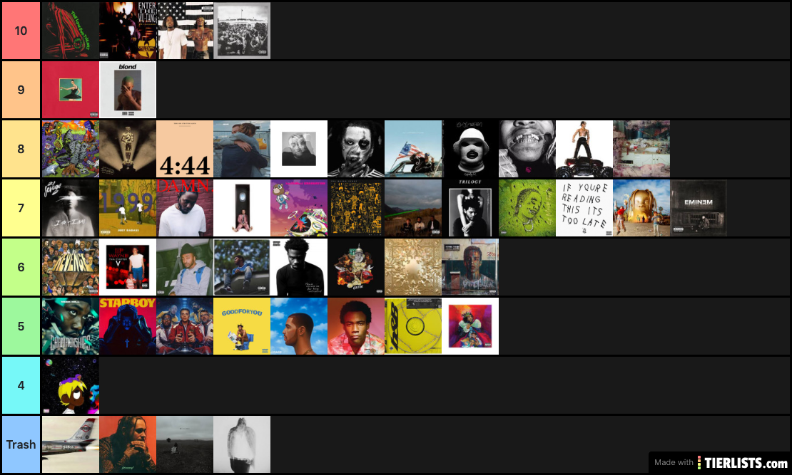 albums rap