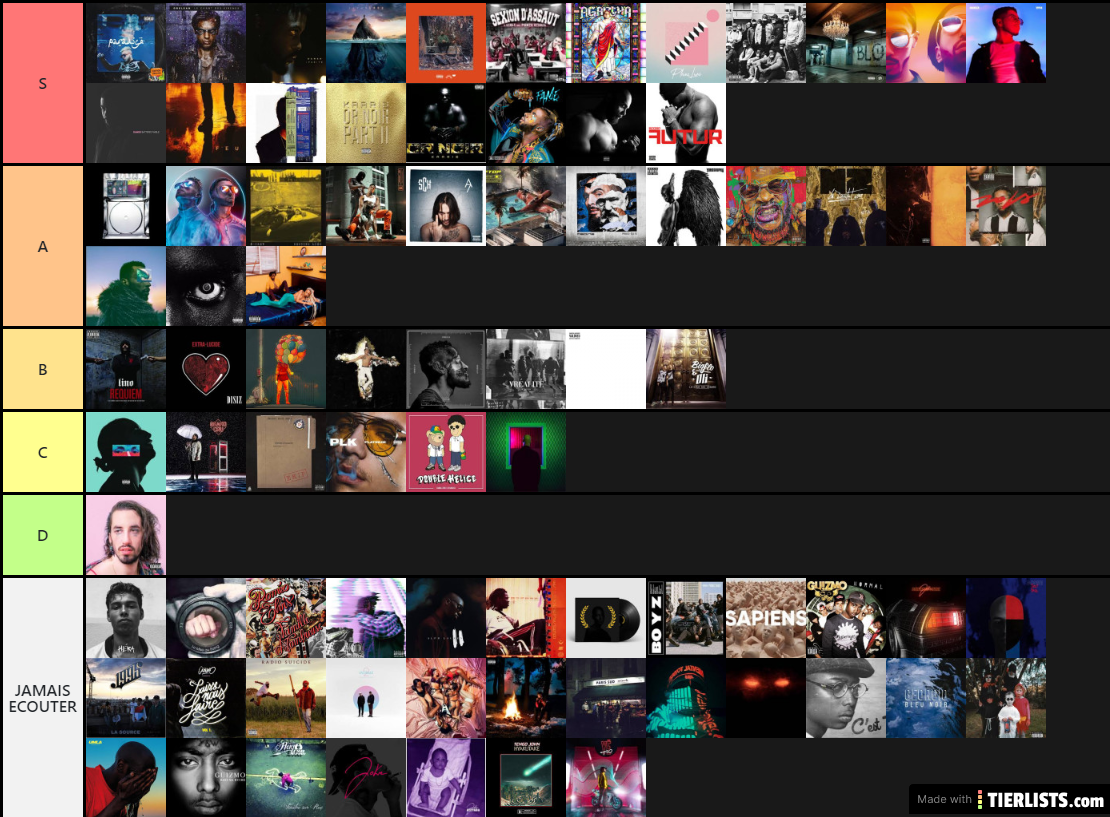 ALBUMS RAPS FR