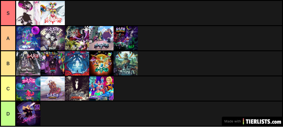 Albums tier list savant