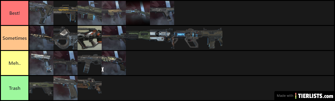 Apex Legends Weapons