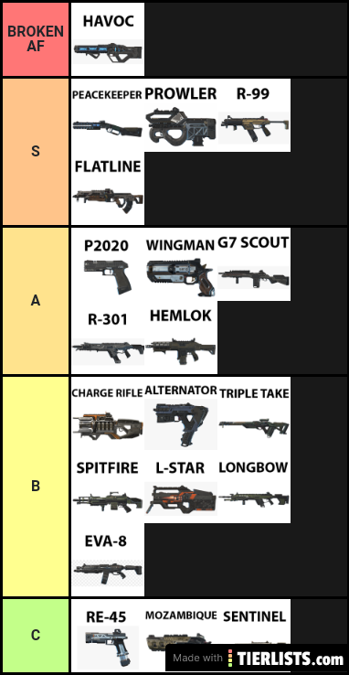 Apex Legends weapons s4