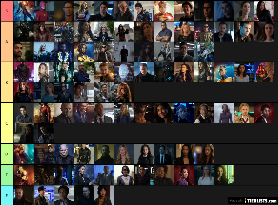 Arrowverse Tier List