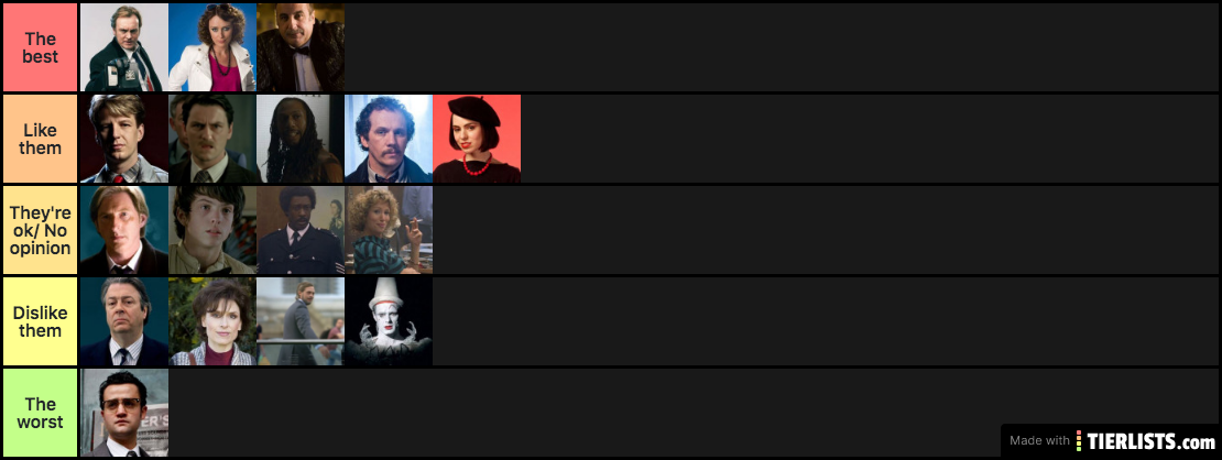 Ashes to Ashes Characters