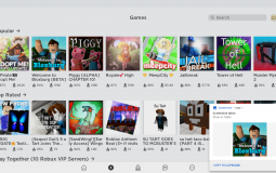 Roblox games.