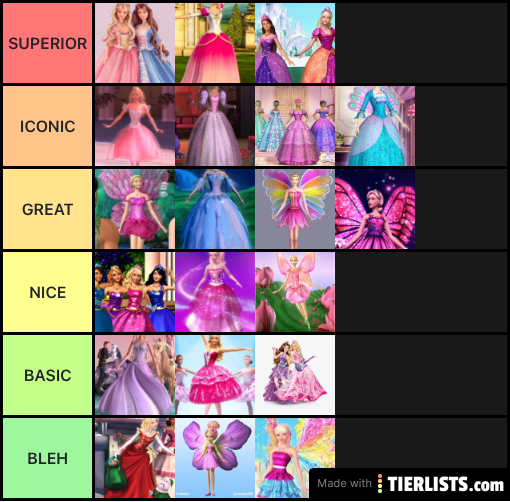 Barbie dresses