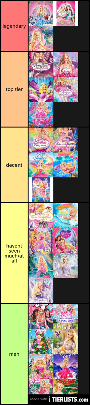 barbie movies