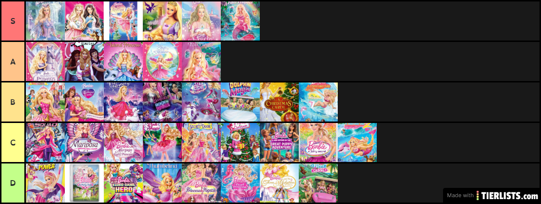 Barbie movies