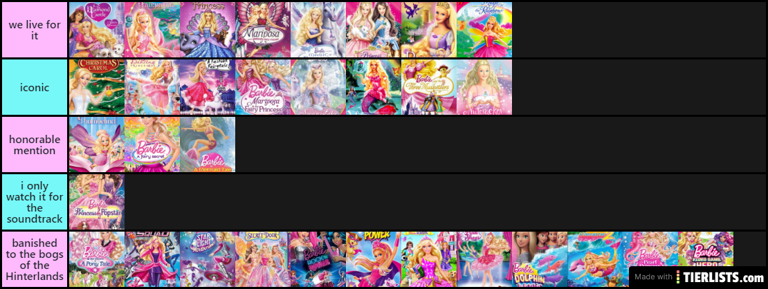 barbie movies