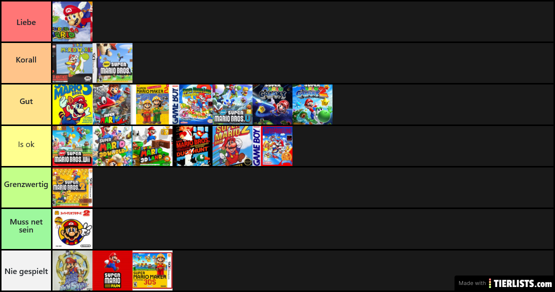 Best 2D/3D Mario Games