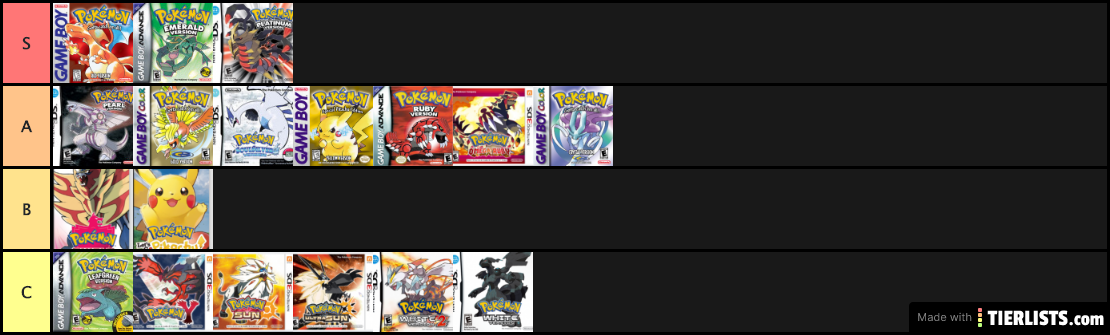 best pokemon games