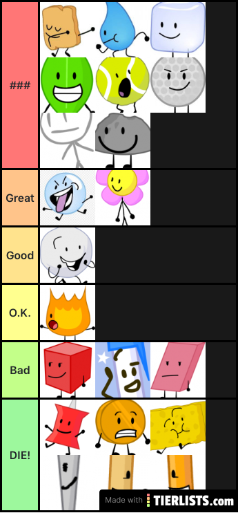 Bfdi Good to Evil