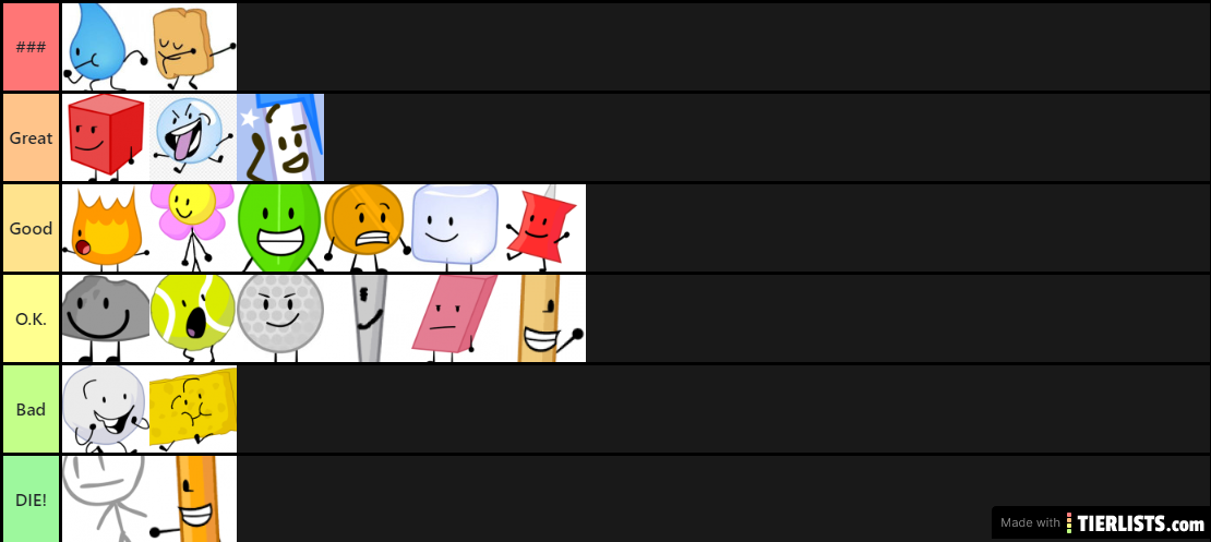 BFDI (My opinion)