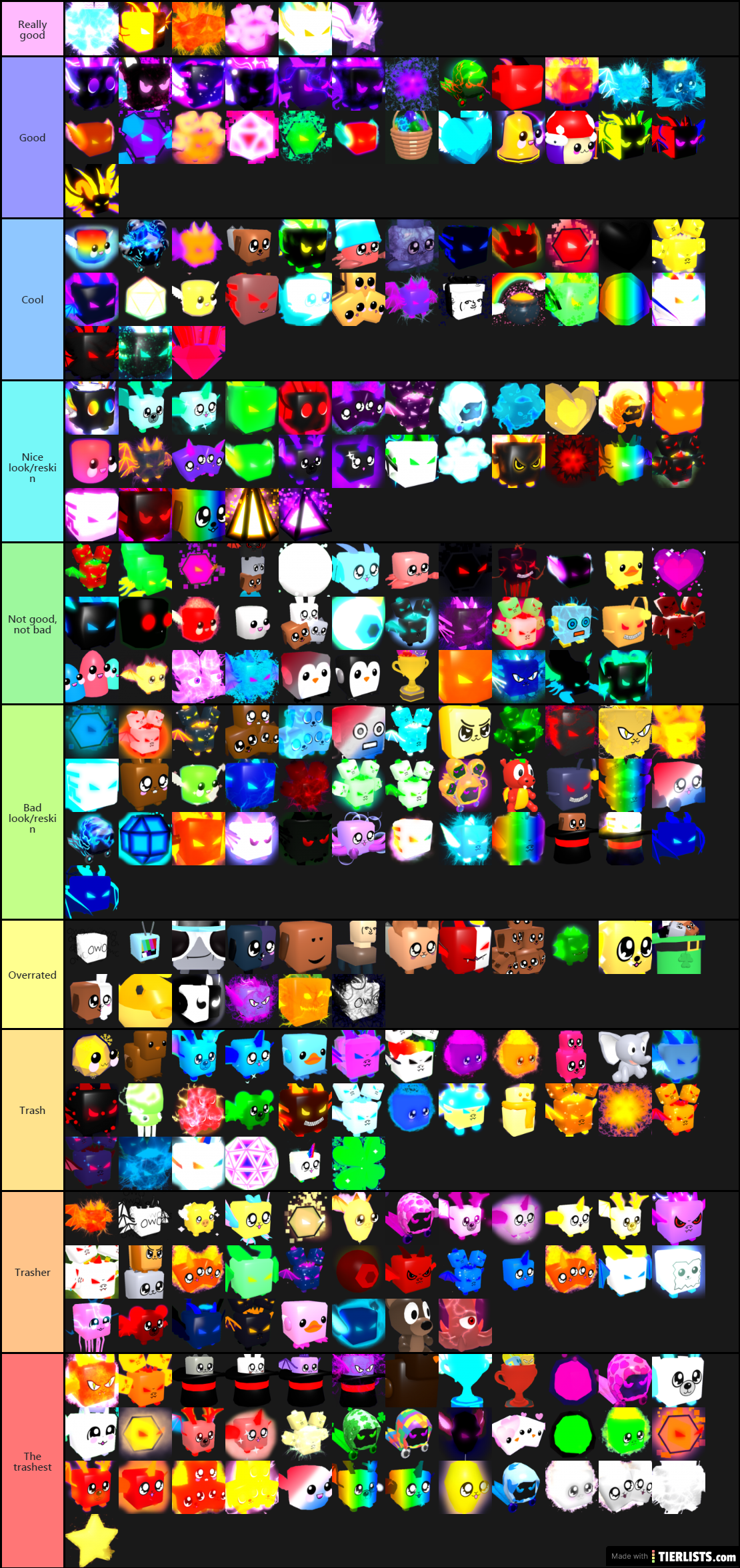 BGS Legendaries Tier List #2