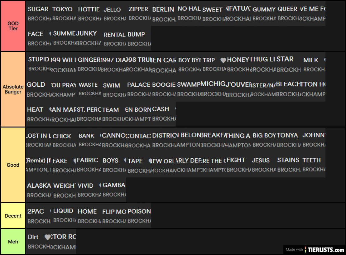 BH songs