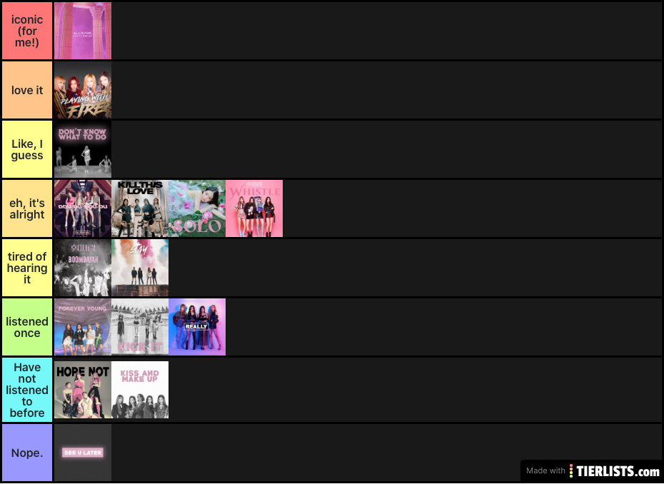 Blackpink songs