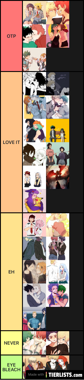 BNHA ships