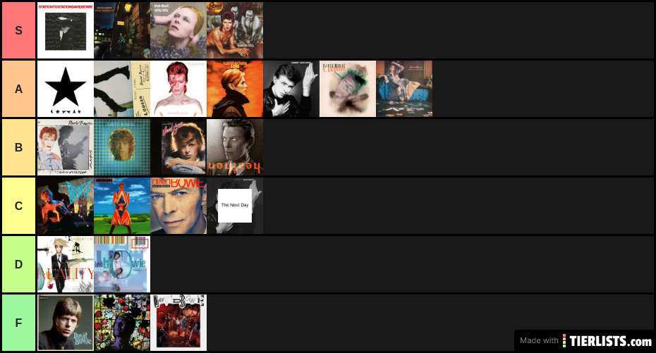 Bowie albums