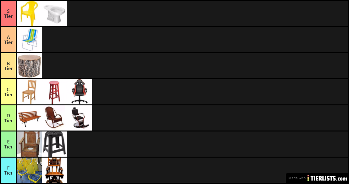 Chair Tier List