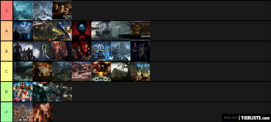 COD Zombies Maps