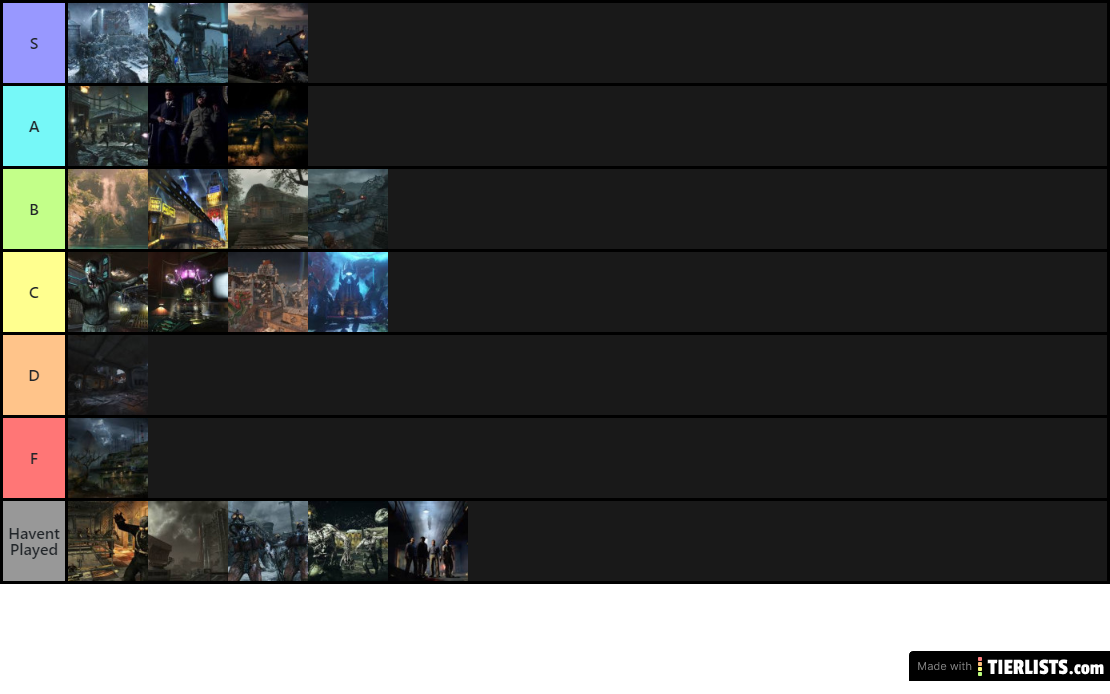 COD Zombies Maps