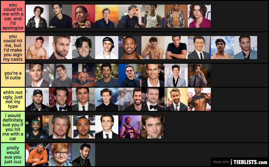completed tier list