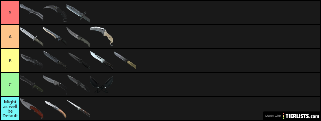 csgo knives