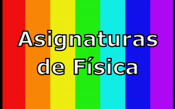 Asignaturas de Física