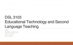 lectures for one of my classes