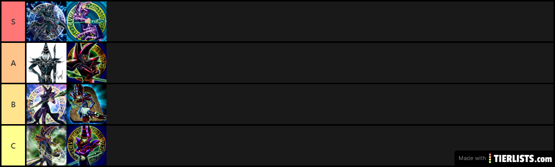 Dark Magician Artwork Tier List