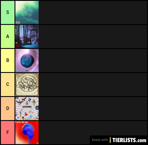 DD's Album Tier List