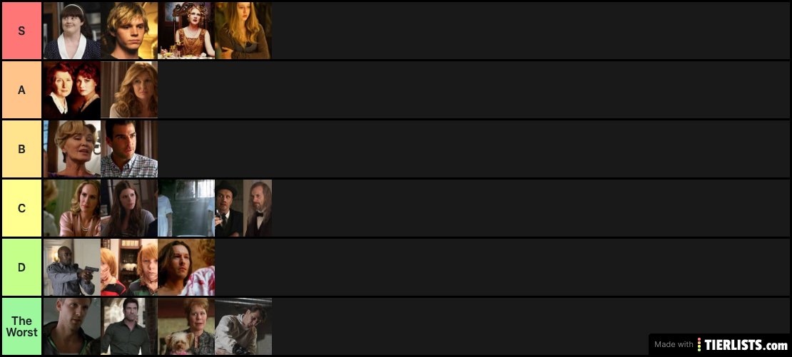 Definitive AHS Ranking Season 1