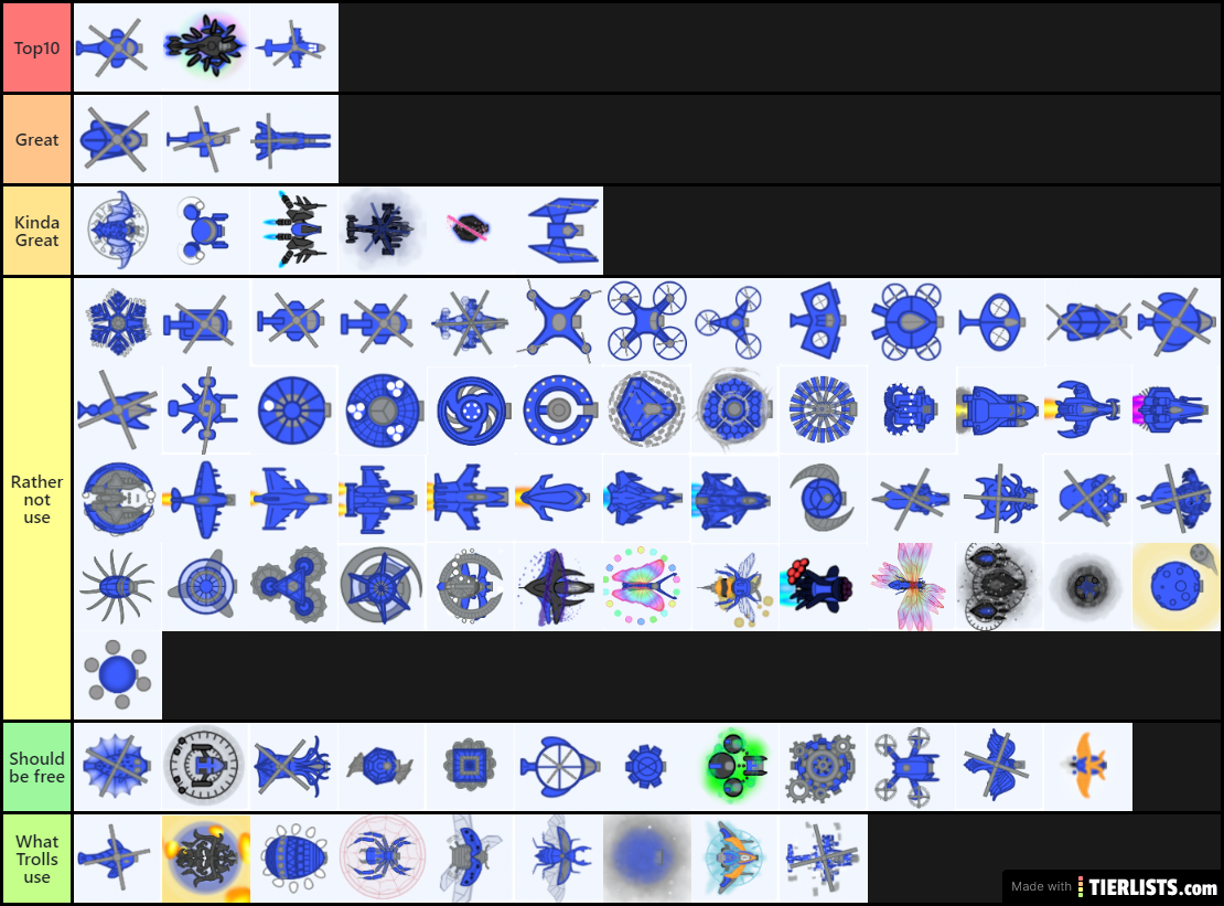 Defly Tier List