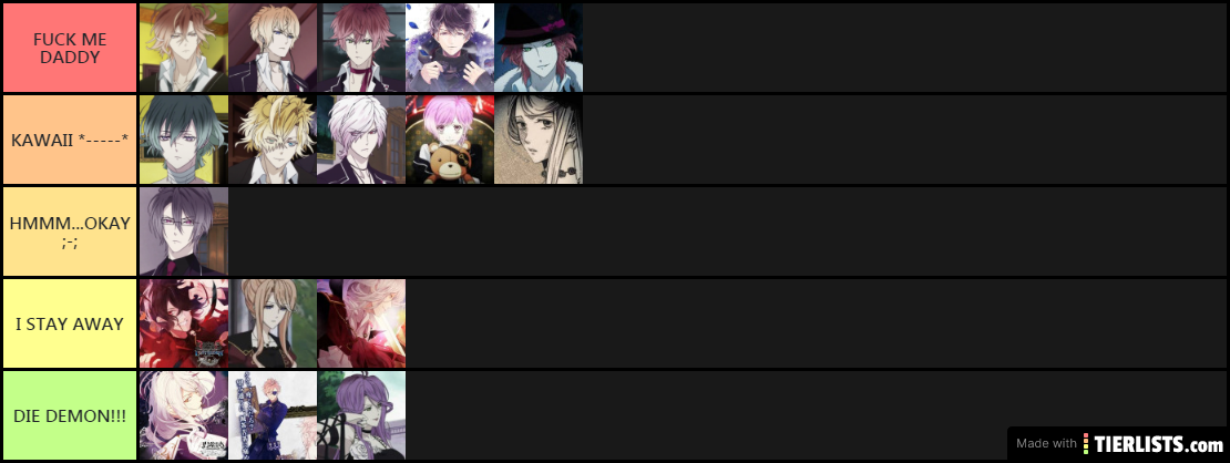 Diabolik Lovers Characters