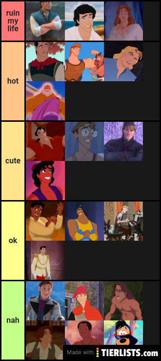 Disney princes yeet