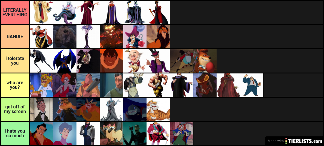 disney villains