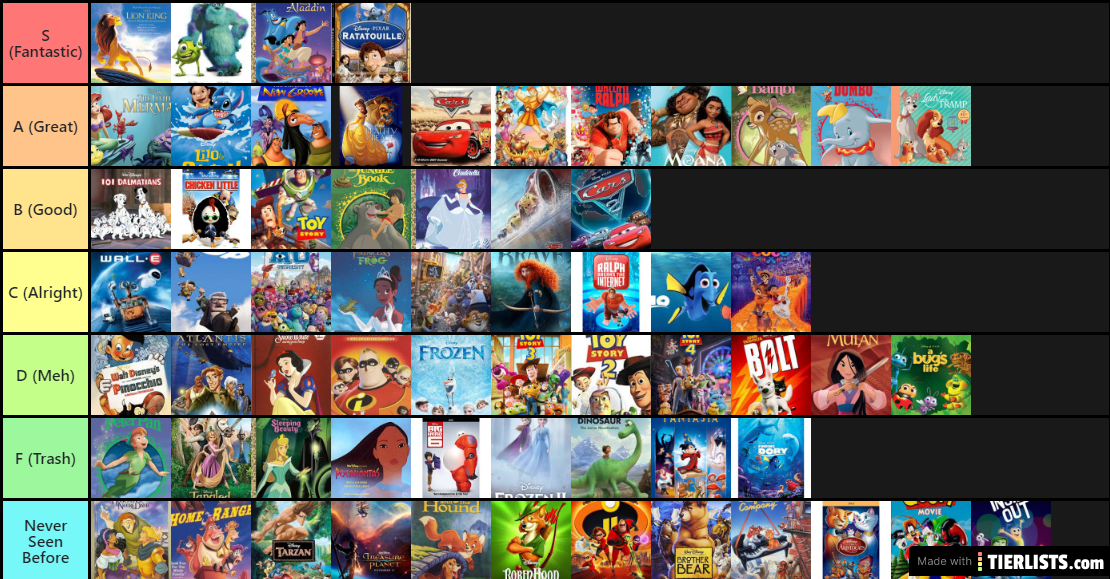 Disney+Pixar Movies