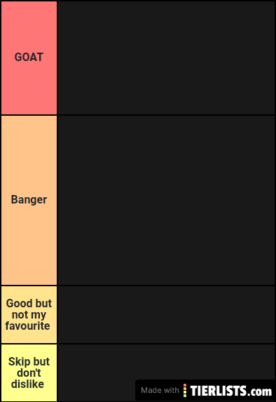 Dissimulation song teir list