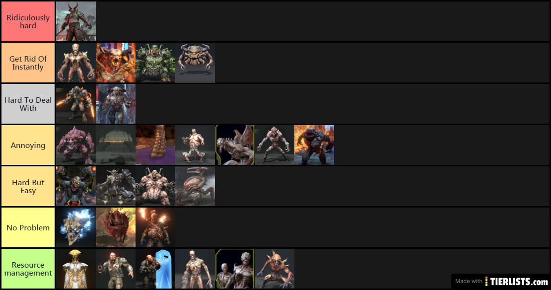 Doom Eternal Demons
