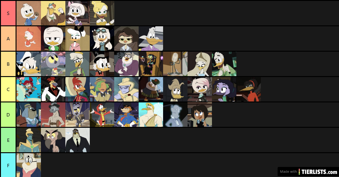 Ducktales Characters