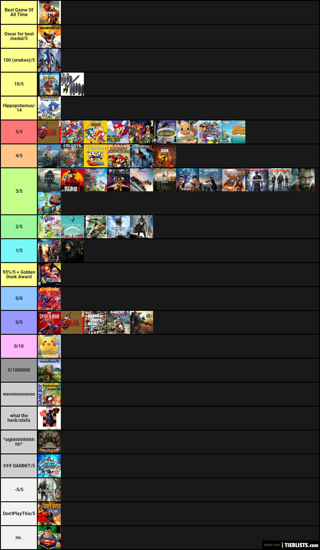 Dunk List